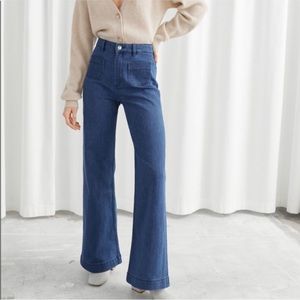 & Other Stories Flared High Waist Jeans
